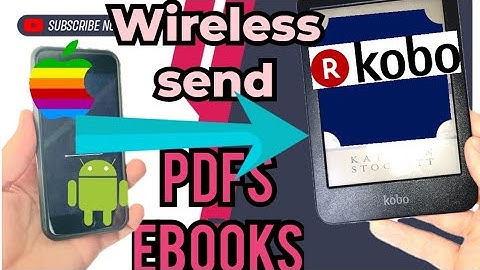 How to wireless transfer / sideload books onto Kobo Clara ereader from mobile.