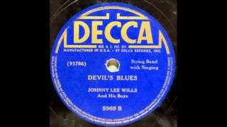 Johnny Lee Wills & His Boys - Devil's Blues 1941 chords