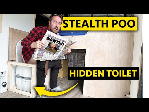 I BUILT A HIDDEN TOILET IN MY CAMPER VAN