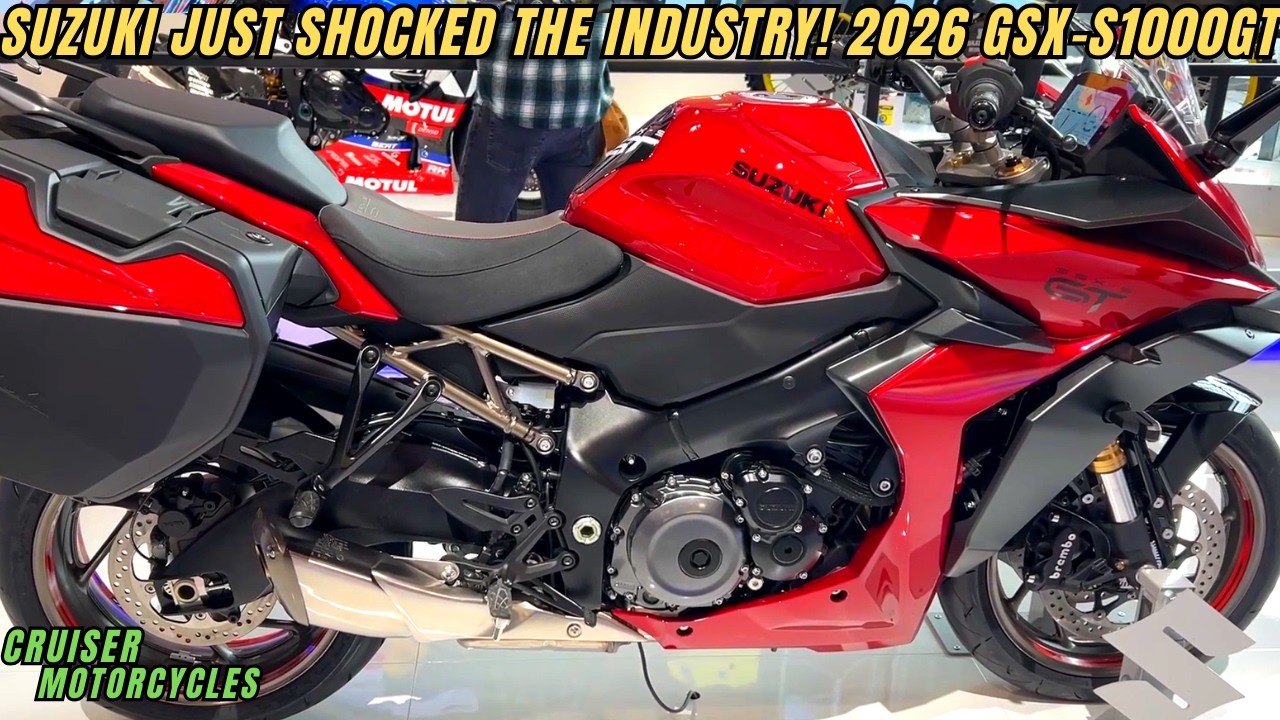 Компания Suzuki просто ШОКИРОВАЛА индустрию! Модель GSX-S1000GT 2026 года, которая может ПОКОНЧИТ...
