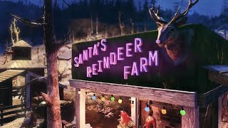 Fallout 76 CAMP Build: Santa's Reindeer Farm in the Toxic Valley (feat. Santatron) Profile