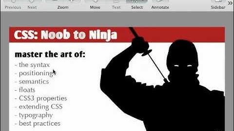 Css noob to Ninja Videos Tutorial
