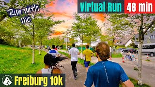 Freiburg Marathon 🇨🇭 Schweiz Wunderland | Virtueller Lauf #113