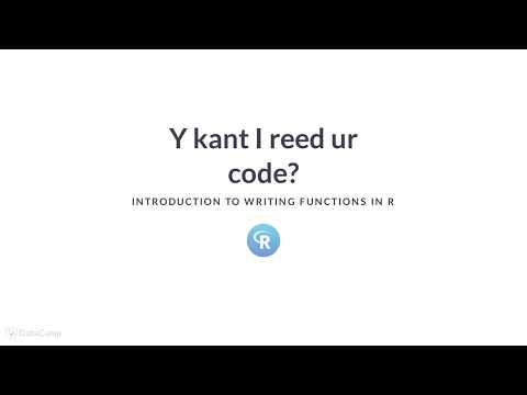 R Tutorial : Y kant I reed ur code?