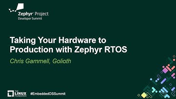 Taking Your Hardware to Production with Zephyr RTOS - Chris Gammell, Golioth