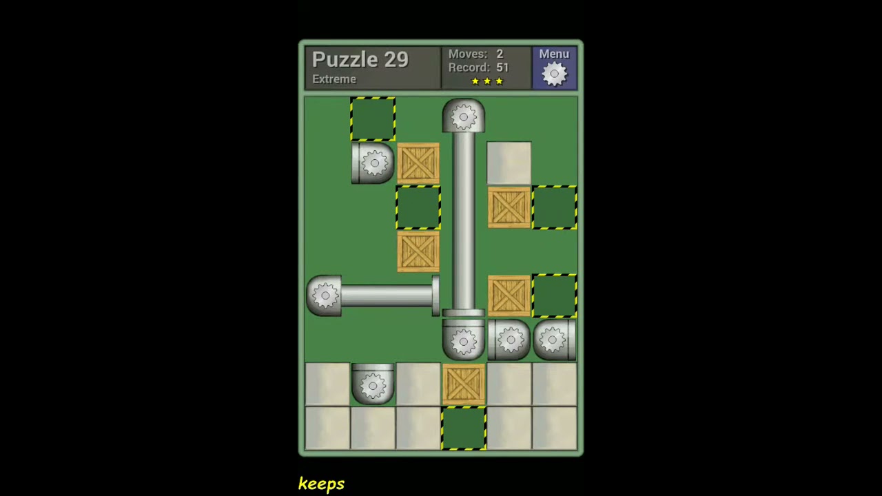 Pushing Machine (Extreme) Level Puzzle 29 - Perfect Solution