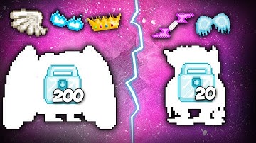 Growtopia | 200 Dls Vs 20 Dls Set Challenge! *WOW*
