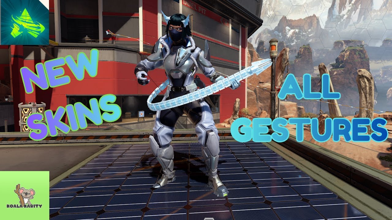 New Legendary Skin for Alter (Frozen Entropy), Winter Wipeout, All Gestures. [Apex Legends - Jan.26]