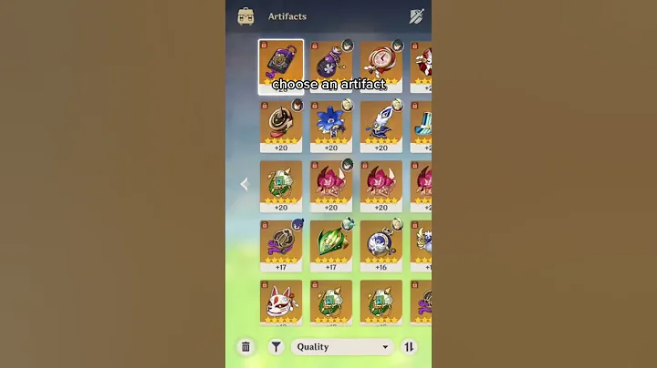 EXTREMELY USEFUL Genshin Artifact TIP you might NOT KNOW #shorts