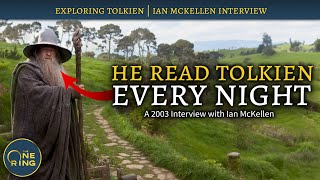 Ian Mckellen Read Tolkien Every Night Before Filming - 2003 Roundtable Interviews