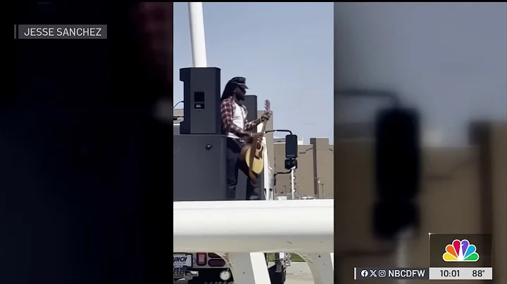Shaboozey and BigXThaPlug shut down Dallas bridge for music video | NBCDFW