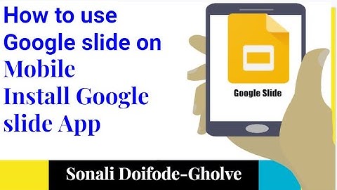 How to create ppt using Google slides on Mobile| Make presentations using mobile easily.. part 1