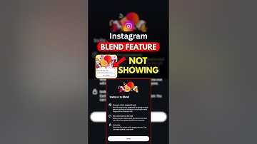 Instagram Blend Feature Not Showing | Instagram Me Blend Feature Nhi Aa Rha #blend #instagrammers