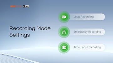 E360 | How to Set Recording Modes