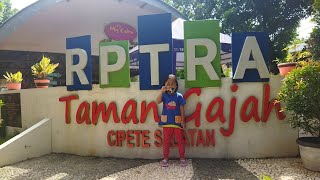 Bermain di Taman Gajah Cipete Jakarta Selatan