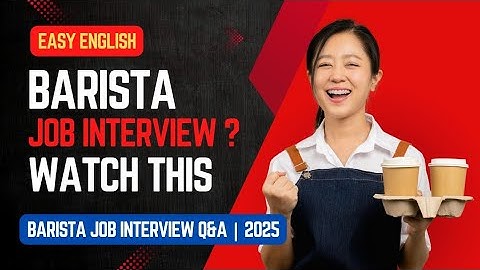 Barista Job Interview Conversation | Questions and Answers | 2025 | Easy English