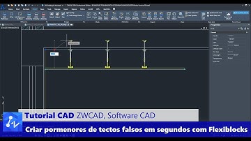 Tutorial CAD: Como Criar um Bloco para Desenhar Tectos Falsos em Segundos com Flexiblocks do ZWCAD
