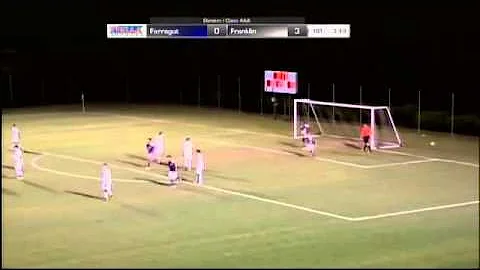 Farragut's Fletcher Ekern FK goal in 2013 TSSAA Di...