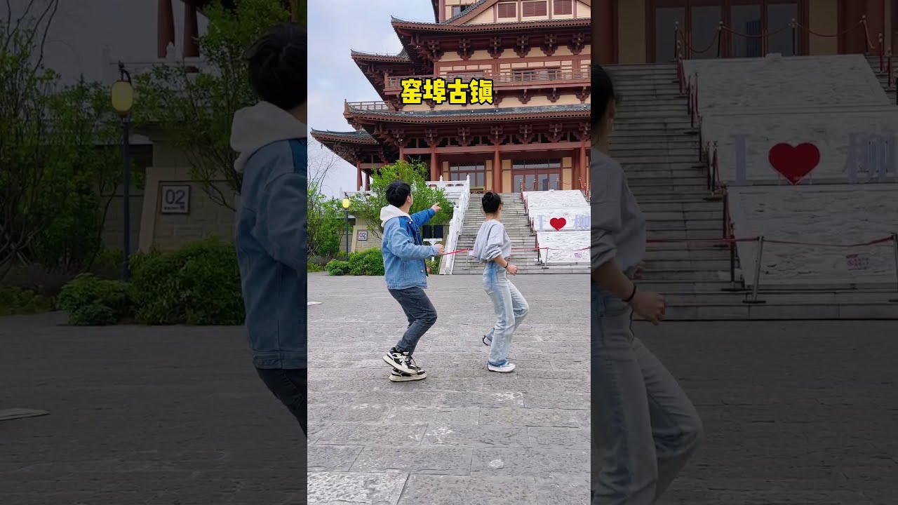 Master Xiaotang takes Lei Lei on a tour of Liuzhou to perform mechanical dance and break dancing