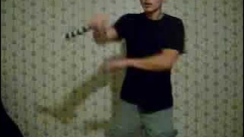 Nunchaku Tutorial: Chain catch!, Untying the X, OTS aerial..