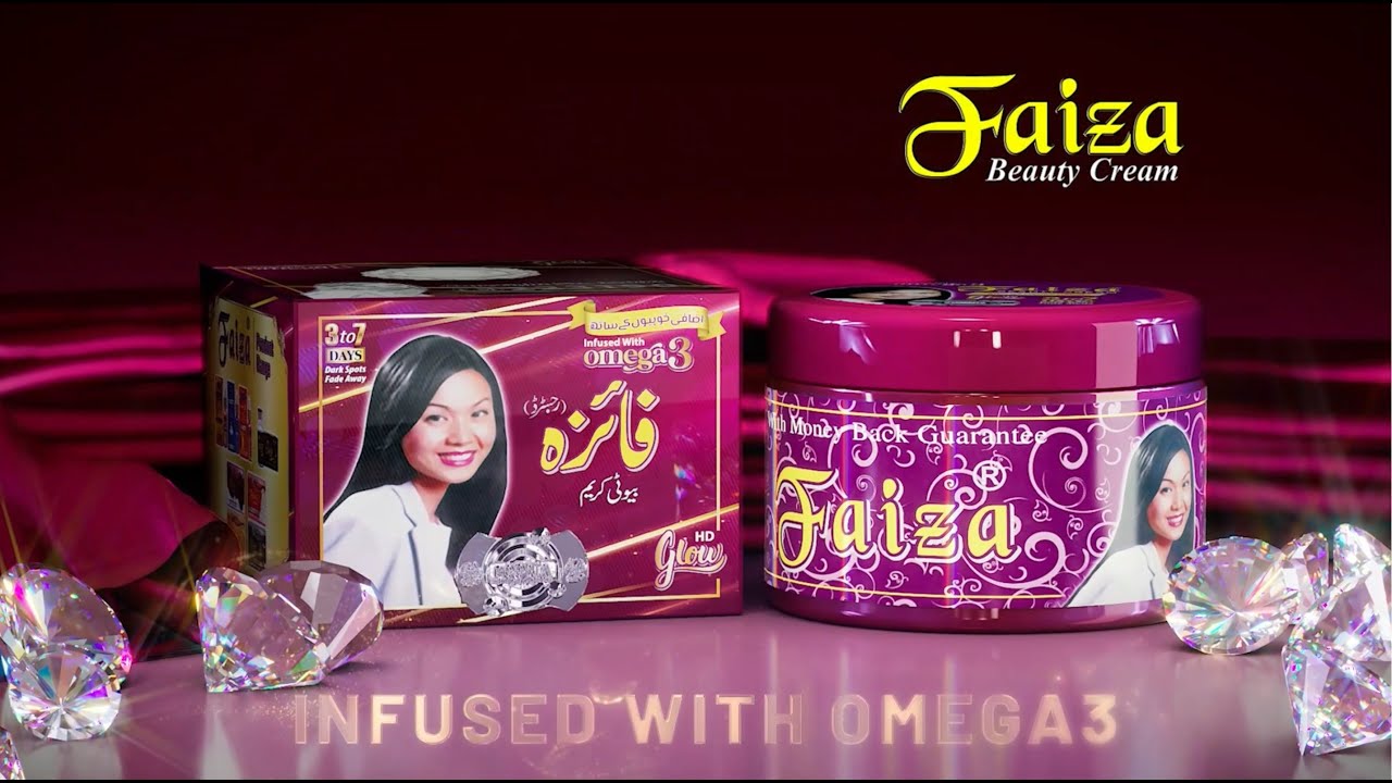 Faiza Beauty Cream with the power of Omega 3 to give your skin the ultimate glow-up