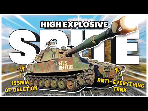 155mm of Pure HIGH EXPLOSIVE Spite (War Thunder M109A1)