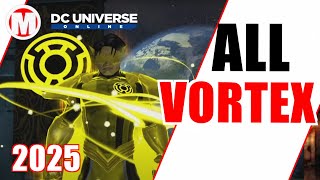 DCUO All Vortex Accessories, Powerset Materials and Auras