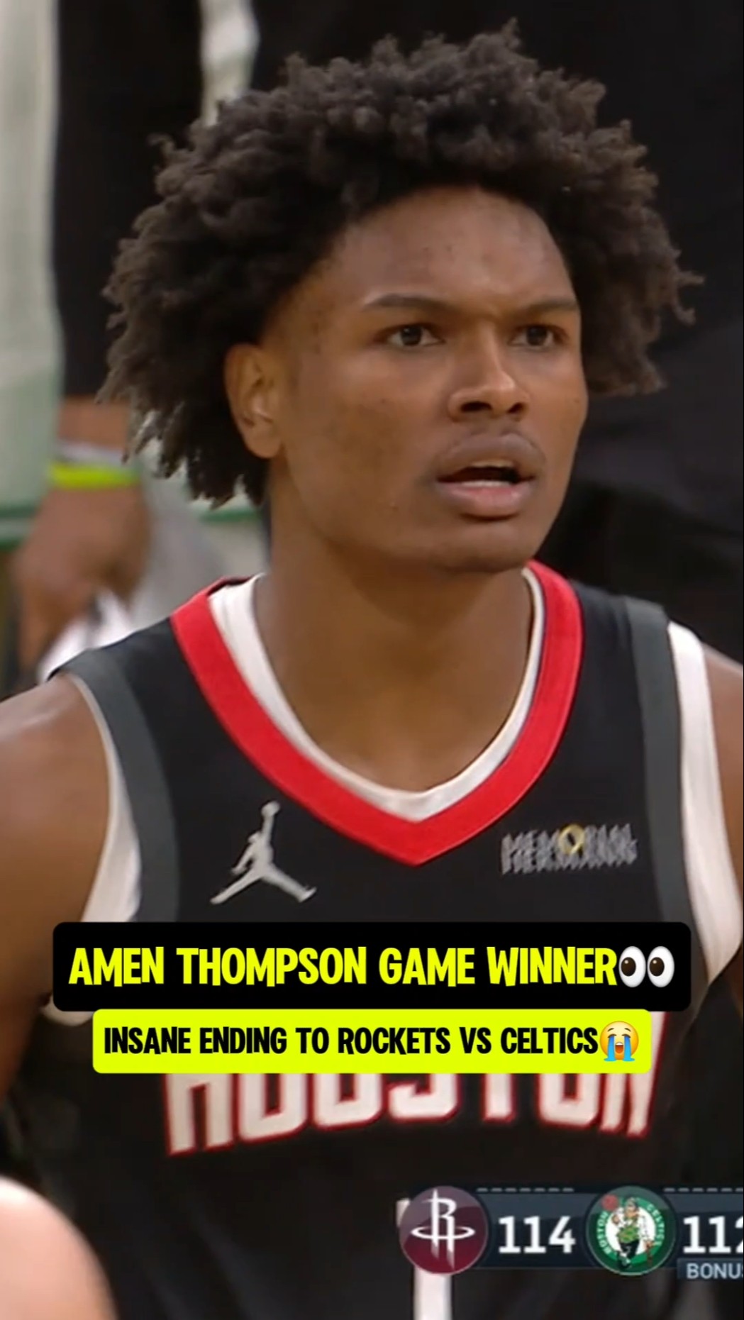 Amen Thompson WINNER vs Celtics?