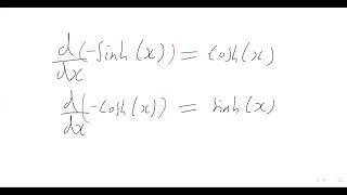 HOW DO YOU DIFFERENTIATE cosh(x)? (HYPERBOLIC FUNCTIONS, COSH FUNCTION,EXPONENTIALS,COMPLEX NUMBERS)