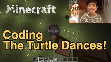 Minecraft Coding (2) Making the Turtle Dance using Lua / Let’s Read the Book 📖