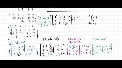1.6 More on Linear Systems and Invertible Matrices