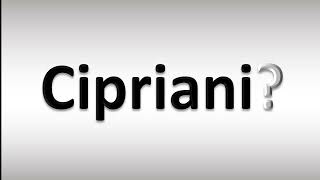 How to Pronounce Cipriani screenshot 5