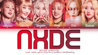 (G)I-DLE ((여자)아이들) 'NXDE' - You As A Member [Karaoke] || 6 Members Ver. Resimi