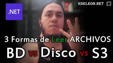 Leer archivo desde Base de datos, en Disco y en S3 en C# ASP .Net