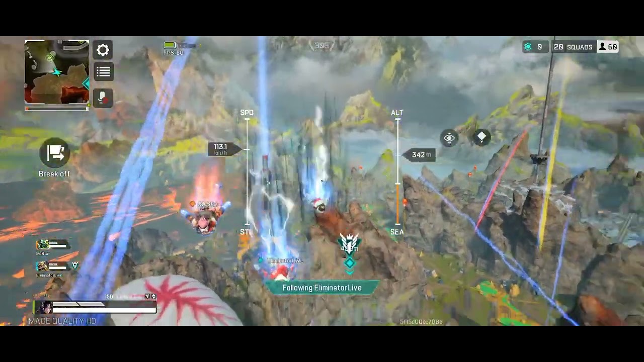 Diamond dive trail in apex mobile | Ranked reward |