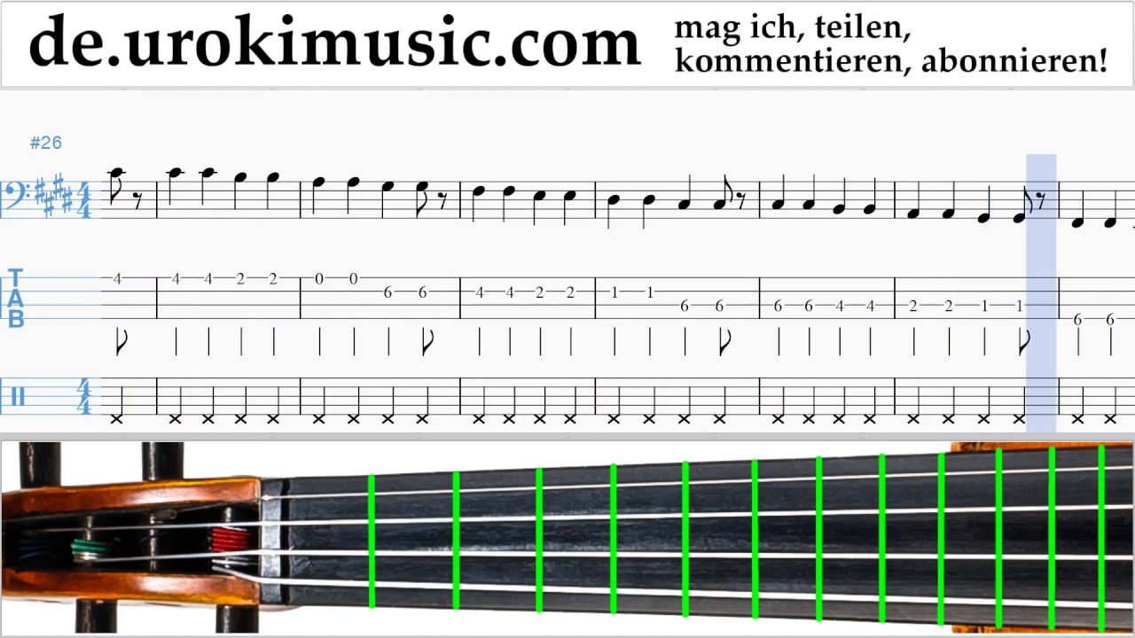 Cello Lernen OneRepublic Counting Stars Teil1 Cellounterricht Noten Schule Lied Lehrer Klasse
