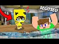 HATALMAS ÁRVÍZ A HÁZUNKBAN A MINECRAFT-BAN! 😱