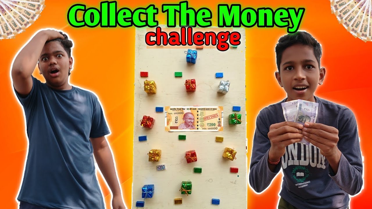 Collect Money Challenge 🔥😱ll कौन सबसे ज्यादा पैसा ले पायेगा 😱🔥