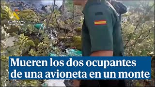 Mueren los dos ocupantes de una avioneta que se estrelló en un monte junto al pantano de San Juan