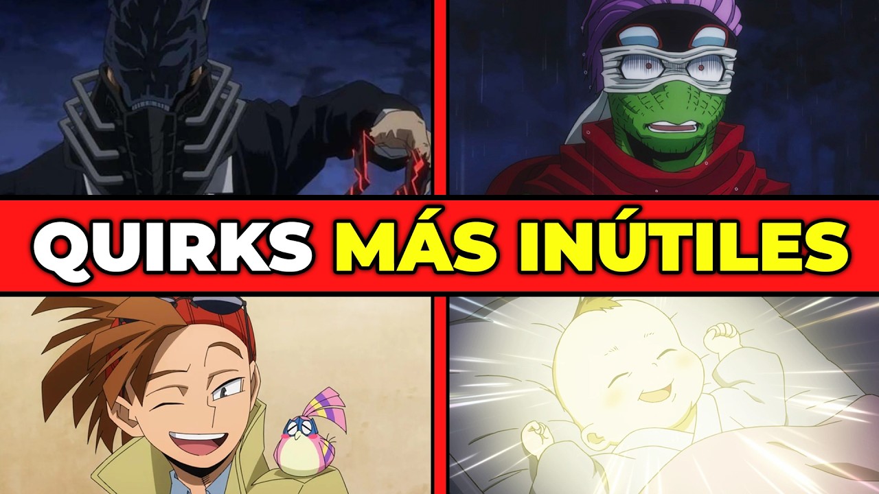 🔺BNHA: 10 PEORES QUIRKS de Boku No Hero Academia 🔥