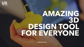 Check out this amazing 3D Design Tool For Everyone Gravity Sketch UX Hacker