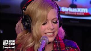 Avril Lavigne - Complicated - Performs an Acoustic Medley on the Stern Show (2013)