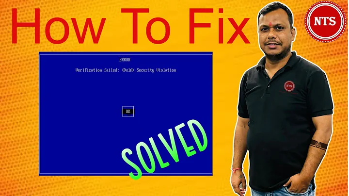 Fixed Ventoy Verification failed: (0X1A) Security violation Error | Secure boot enable or disable