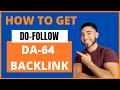 Get DA-64 Do Follow Backlink In 2020 (Instant Approval)