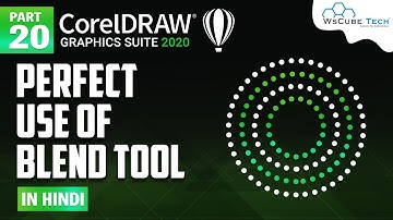How to Perfect Use of Blend Tool in CorelDraw | Corel Draw Tutorial #20