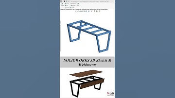 Solidworks Tutorial : Weldments / Simple Table (Mécano soudé)