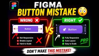 How to Create a Professional Button in Figma | Complete UI Design Tutorial