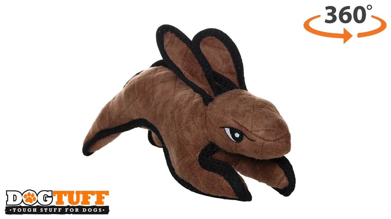 tuffy rabbit dog toy