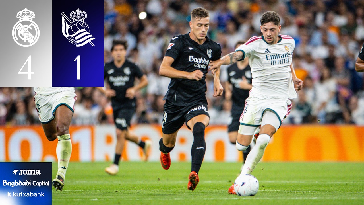 HIGHLIGHTS | LaLiga 26-27 | J1 | Real Madrid CF 4-1 Real Sociedad