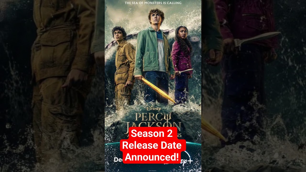 BREAKING: Percy Jackson season 2 release date announced! #disneyplus #percyjacksonandtheolympians